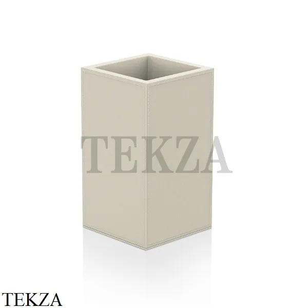 Decor Walther BROWNIE KOE Стакан настольный 0937447, бежевый, эко-кожа