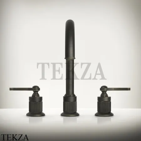 Gessi VENTI20 Смеситель для раковины высокий, без донного клапана 65004-707, Black Metal Brushed