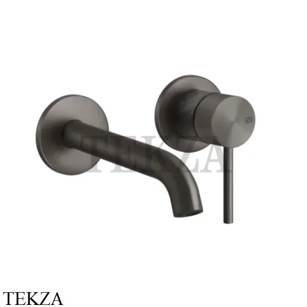 Gessi 316 INTRECCIO Смеситель для раковины, внешняя часть 54186-707, Black Metal Brushed
