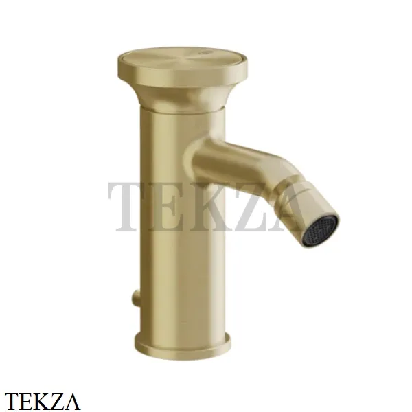 Gessi Origini ACCENT Смеситель для биде, с донным клапаном 66007-727, Brushed Brass