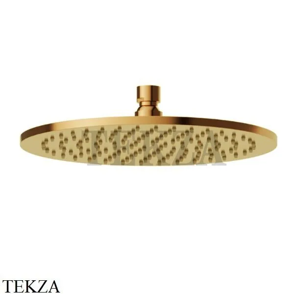 Newform Верхняя круглая лейка D250, без кронштейна 27747.61.020, PVD Glossy gold