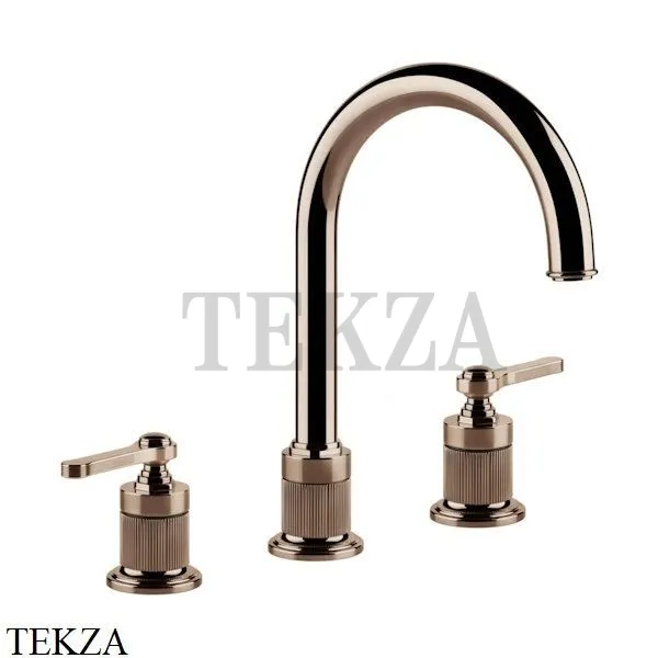 Gessi VENTI20 Смеситель для раковины зонтичный, с донным клапаном 65015-030, Copper глянец