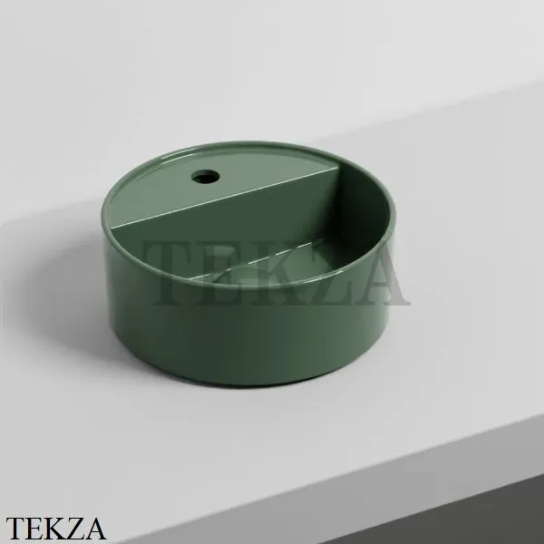 Cielo Theo Mini Round Раковина накладная с 1 отв. и без отв., без перелива LPLATFG AL, Alga