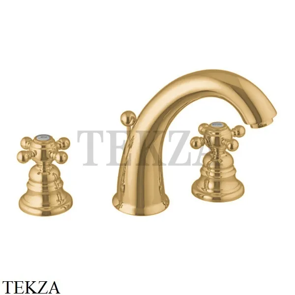 FIMA Carlo Frattini ELIZABETH Смеситель для раковины, с донным клапаном F5101OS, Brushed gold