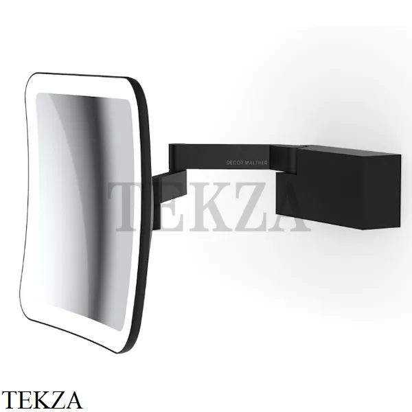 Decor Walther VISION S Косметическое зеркало, 5х увеличение, от сети 0123260, черный матовый