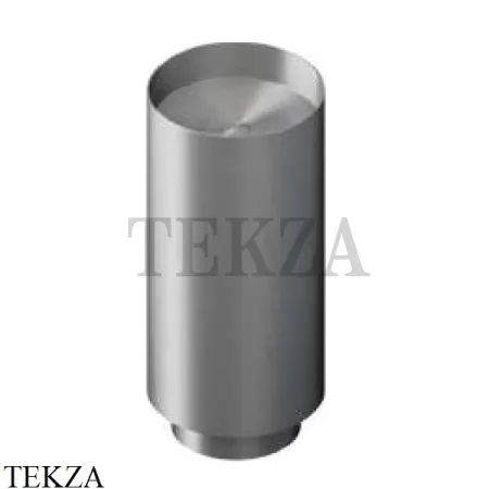 Newform SOLO STEEL Раковина напольная круглая, слив в стену 72302X.50.050, нержавеющая сталь