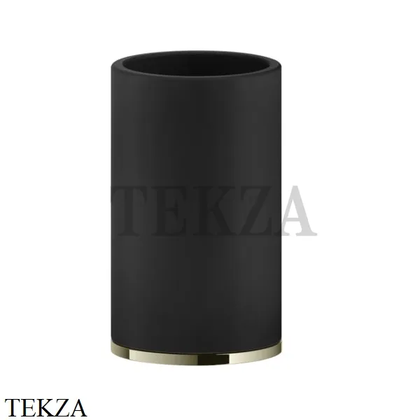 Gessi INCISO accessories Стакан настольный, композит черный 58532-720, Nickel PVD