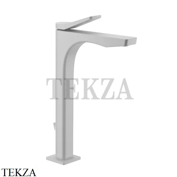Gessi RILIEVO Смеситель для раковины высокий, с донным клапаном 59003-279, белый матовый