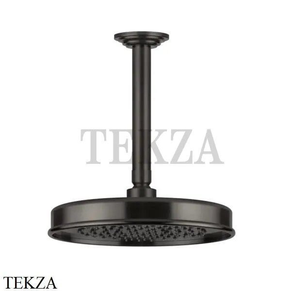 Gessi VENTI20 Верхний душ 200 с потолочным креплением 65152-707, Black Metal Brushed