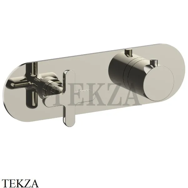 Fantini Icona Classic Термостат для душа 1 поток, внешняя часть 5395R731B, Nickel PVD