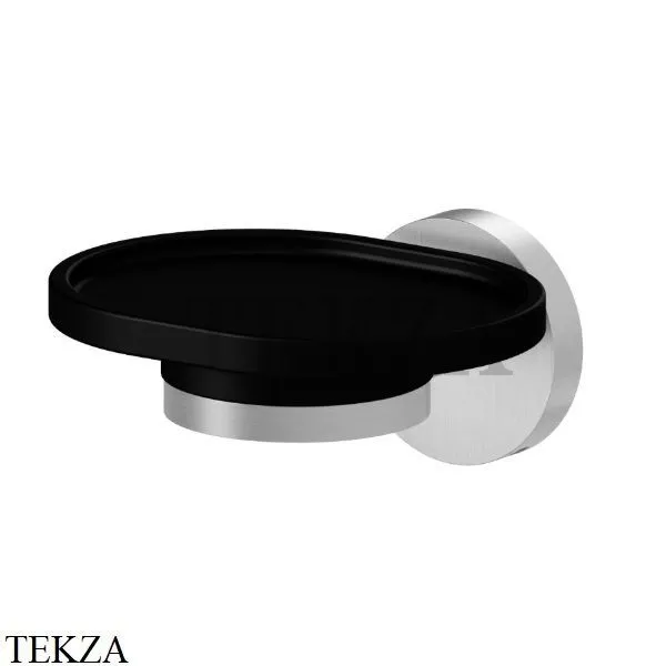 Newform X-Steel 316 Мыльница подвесная с держателем, композит 73201X.50.050, INOX Stainless steel