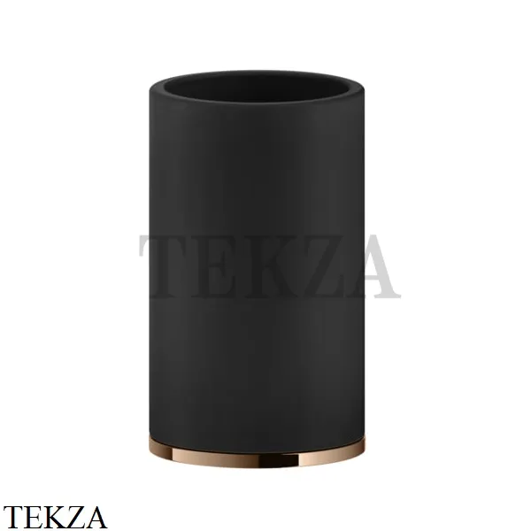 Gessi INCISO accessories Стакан настольный, композит черный 58532-030, Copper глянец