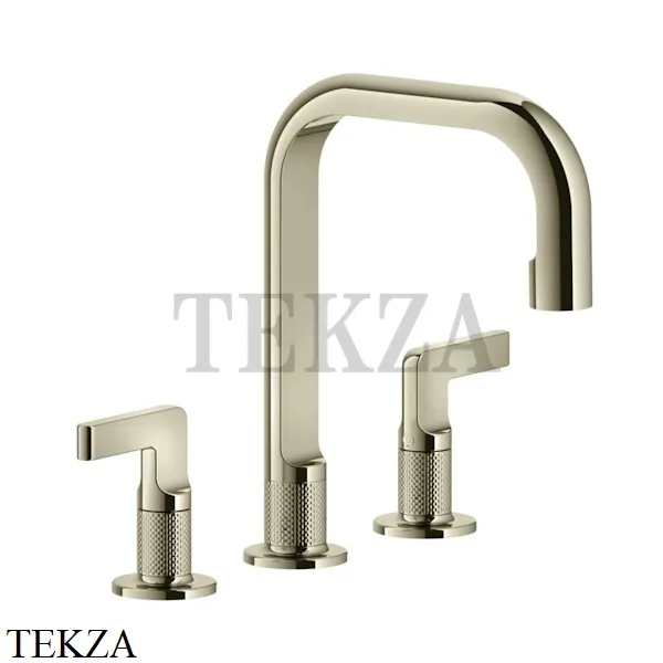 Gessi INCISO Смеситель для раковины средний, без гарнитура 58014-720, Nickel PVD