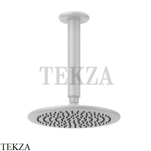 Gessi Goccia Верхний душ 21,6 с потолочным кронштейном 33762-279, белый матовый