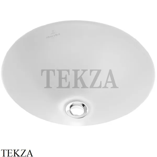 Villeroy & Boch Loop&Friends Раковина встраиваемая снизу D33, с переливом 61803301, белый глянец