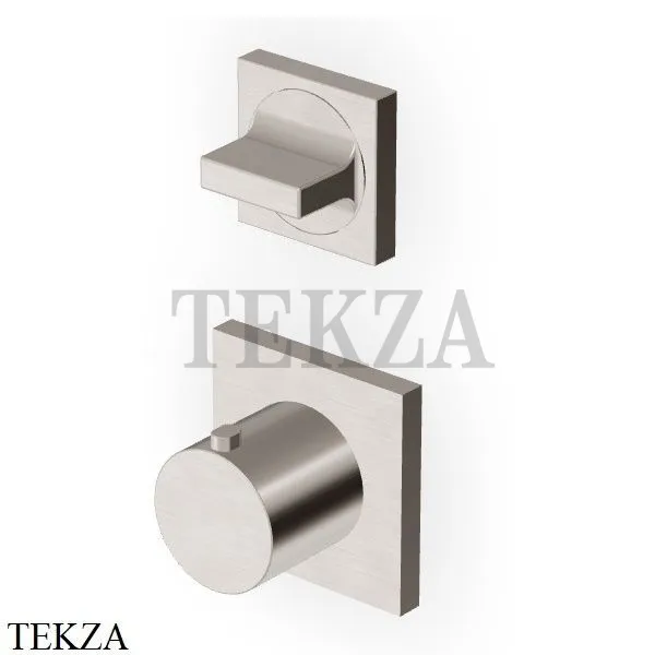 Zucchetti Aguablu Термостат для душа, 1 выход, внешняя часть ZA5801.C3, brushed nickel