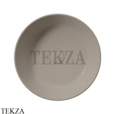 GSI Kube X Раковина накладная круглая 45, без перелива 942705, Tortora