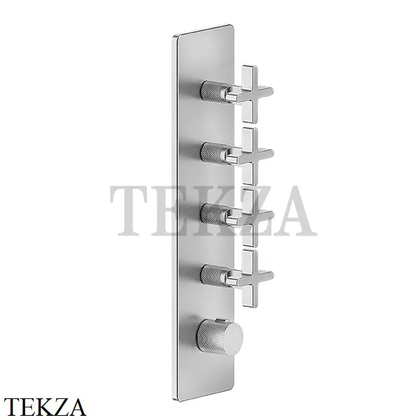 Gessi INCISO WELLNESS Термостат 4 выхода, внешняя часть 58228-031, хром глянец