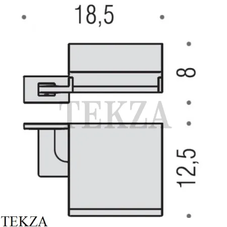 Colombo Look Держатель для туалетной бумаги с крышкой B1691.BM, белый матовый