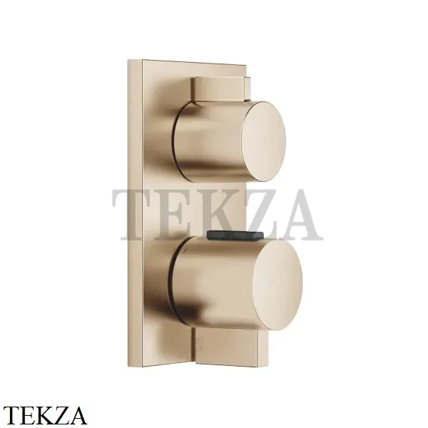 Dornbracht Symetrics xTOOL Термостат для душа на 1 поток, внешняя часть 36425670-27, Brushed Light Gold
