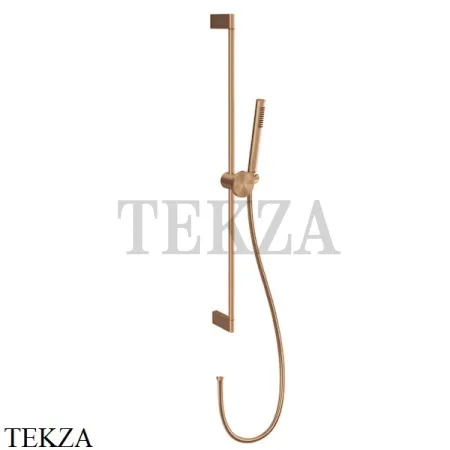Gessi Origini WARM Штанга с лейкой, шланг 1,50 м 66145-726, Warm Bronze Br