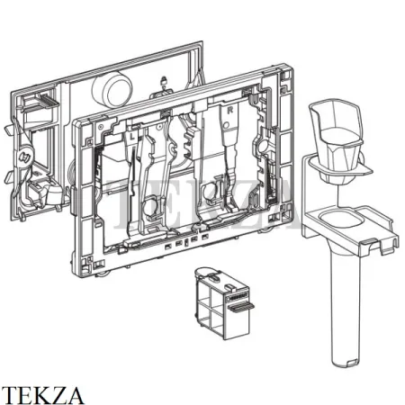 Geberit DuoFresh Stick Загрузочная емкость для очищающих таблеток в Sigma 12 см 115.062.21.1