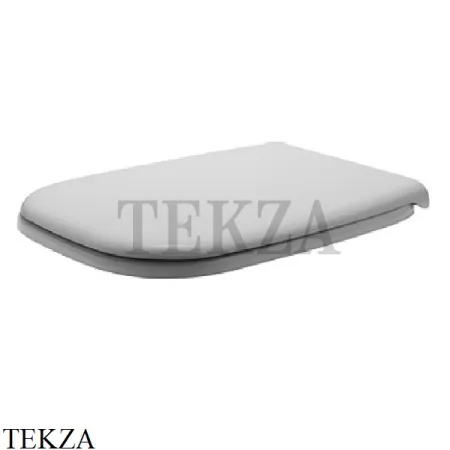 Duravit D-Code Сиденье для унитаза с крышкой 0067310000 без SoftClose, белый глянец