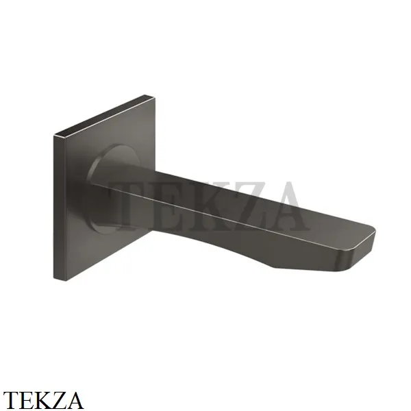 Gessi RILIEVO Излив для ванны настенный 59103-707, Black Metal Brushed