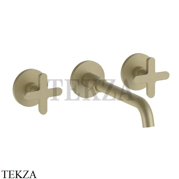 Fantini Icona Classic Смеситель для раковины 15 см, внешняя часть 53P6R010B, Matt British Gold PVD