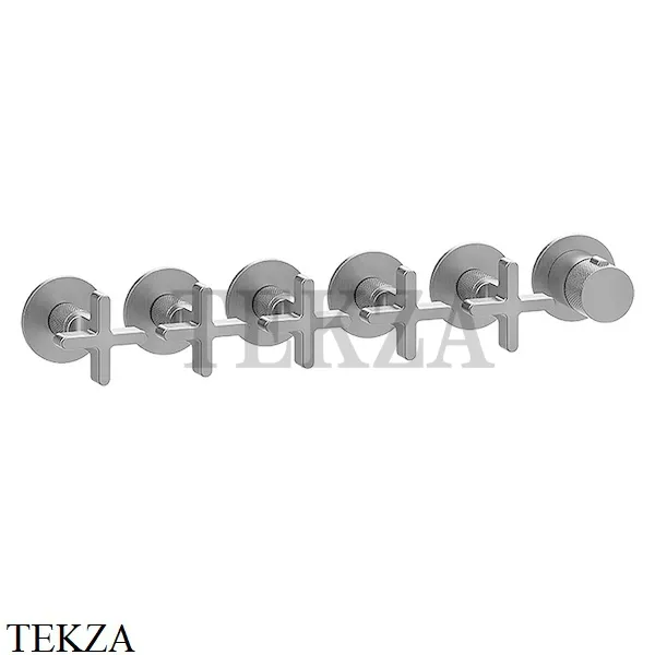 Gessi INCISO SHOWER Термостатический смеситель, 5 потоков, внешняя часть 58440-031, хром глянец