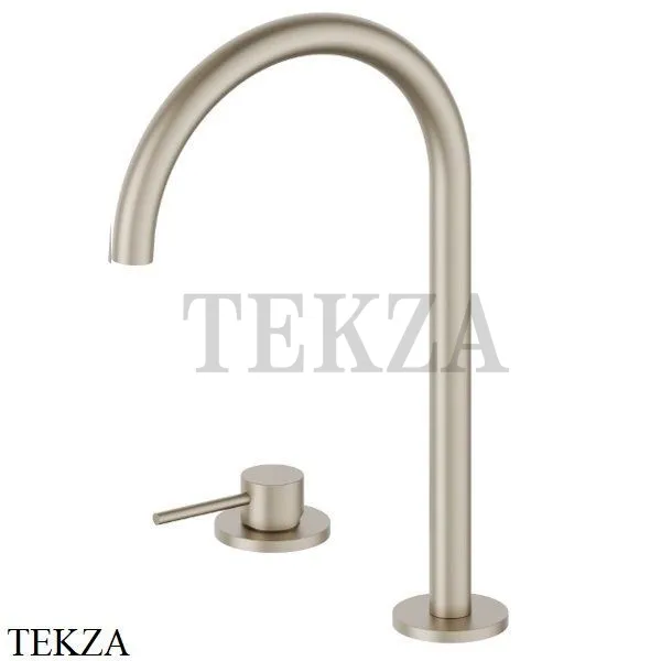 Newform XT Смеситель для раковины высокий, без гарнитура 4220.M0.071, Gold satin