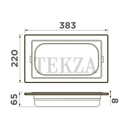 Omoikiri Контейнер DC-05-1 4999092 светлое золото