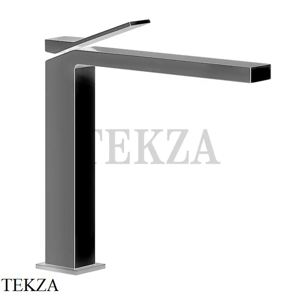 Gessi RETTANGOLO K Смеситель для раковины, без сливного гарнитура 53004-706, Black Metal