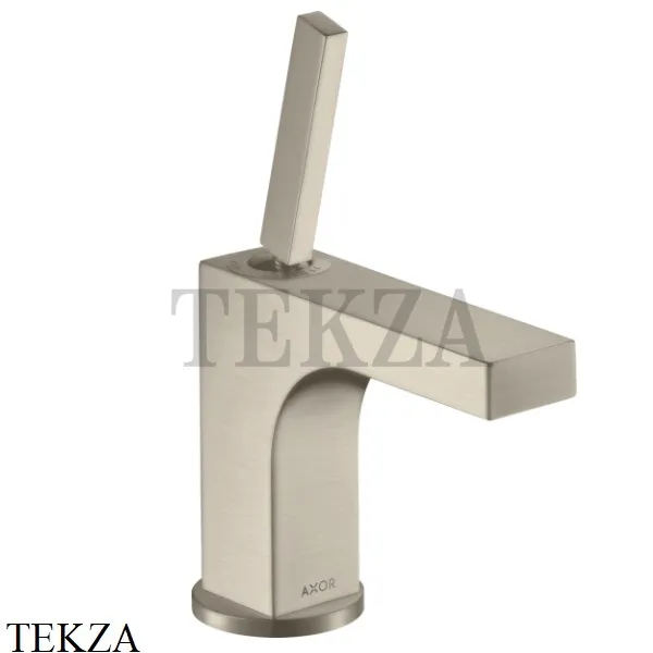 Axor Citterio Смеситель для раковины 90, с донным клапаном 39035820, Brushed Nickel