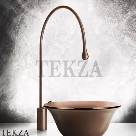 Gessi Goccia Смеситель для раковины напольный, внешняя часть 33626-125, Copper Brushed