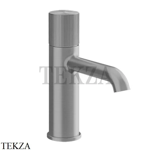 Gessi Habito RIGATO Смеситель для раковины, без донного клапана 70502-149, Finox Brushed Nickel