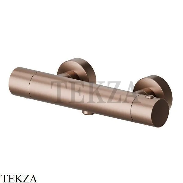 Newform Термостат для душа наружный монтаж 474.59.067, PVD Br. Copper Bronze