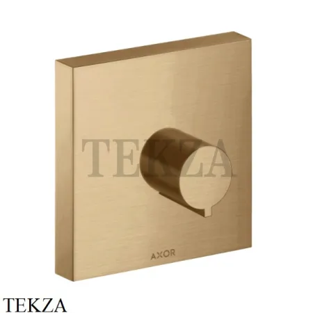 Axor ShowerCollection Вентиль запорный, внешняя часть 10972140, Brushed Bronze