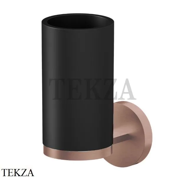 Newform X-Steel 316 Станкан настенный с держателем, композит 73206X.59.067, PVD Brushed copper bronze