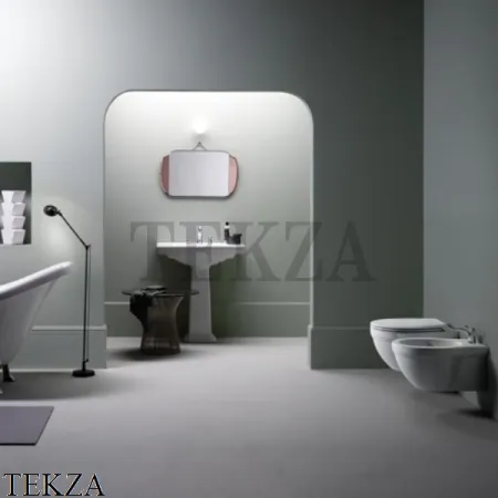 GSI CLASSIC 55 Унитаз подвесной 871211, сиденье микролифт White soft-close, белый глянец
