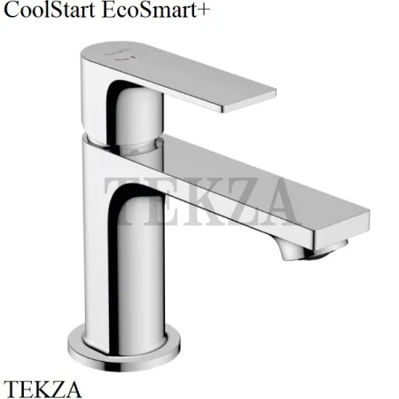 Hansgrohe Rebris E Смеситель для раковины 80 CoolStart EcoSmart+, донный клапан 72587000, хром глянец