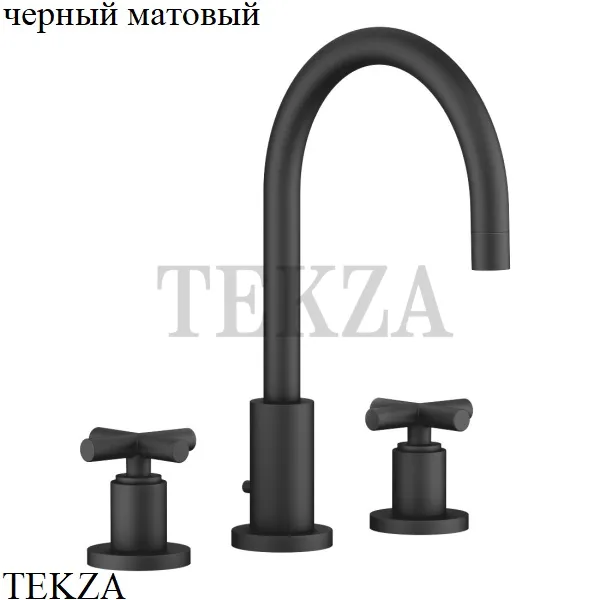 Dornbracht TARA Смеситель для умывальника, с донны клапаном 20713892-33, черный матовый
