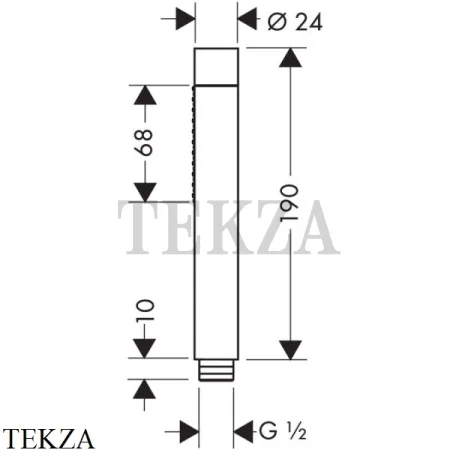 Axor Starck Ручной душ 2-х режимный 28532000, хром глянец