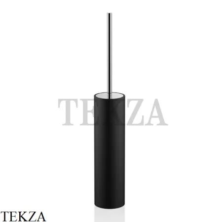 Decor Walther Stone Black SBG Туалетный ершик напольный 0970864, черный матовый-хром глянец