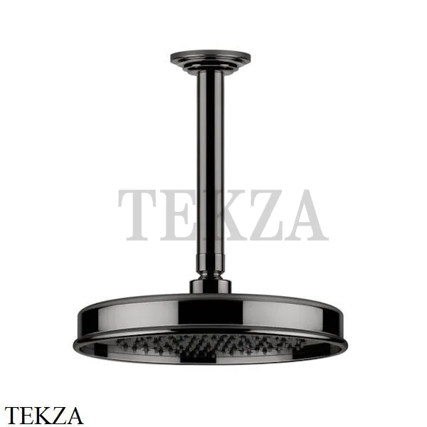 Gessi VENTI20 Верхний душ 200 с потолочным креплением 65152-706, Black Metal