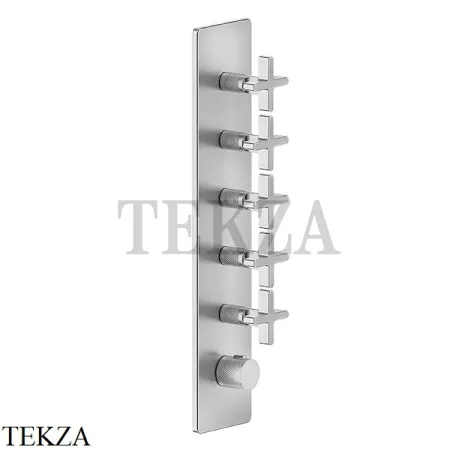 Gessi INCISO WELLNESS Термостат 5 выходов, внешняя часть 58230-031, хром глянец