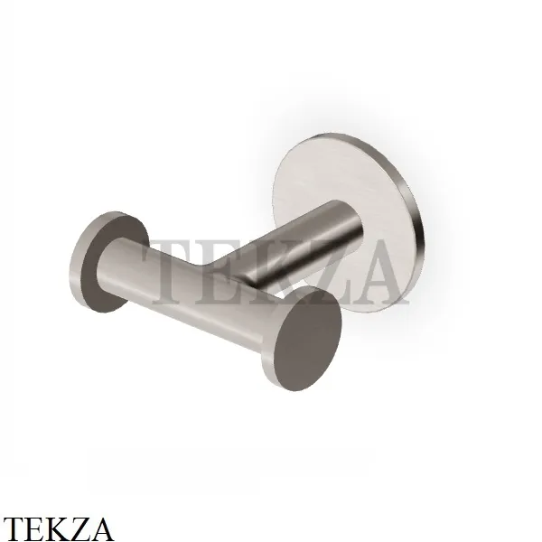 Zucchetti PAN Крючок двойной для халата и полотенец ZAC651.C3, brushed nickel