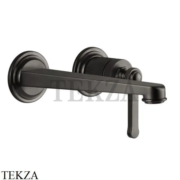Gessi VENTI20 Смеситель для раковины средний, внешняя часть 65089-707, Black Metal Brushed