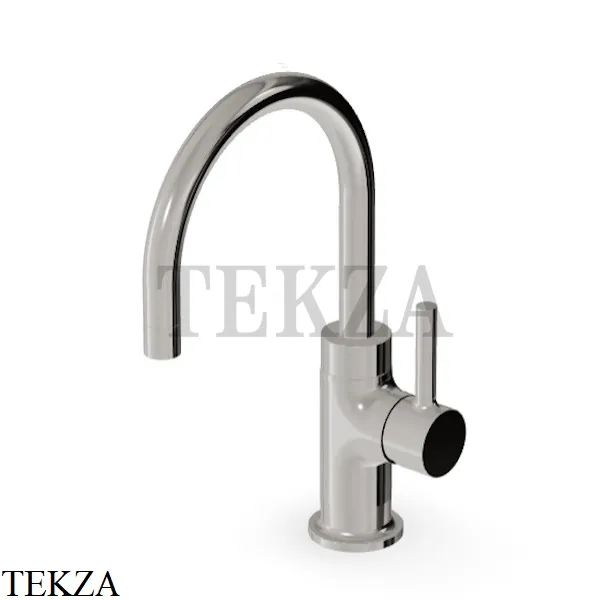Zucchetti Pan Смеситель для раковины, с донным клапаном ZP6588.C8, nickel глянец