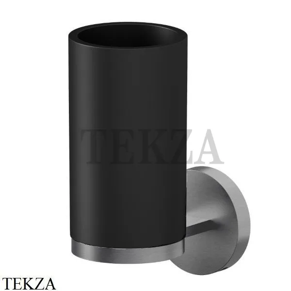 Newform X-Steel 316 Станкан настенный с держателем, композит 73206X.59.064, PVD Brushed gun metal